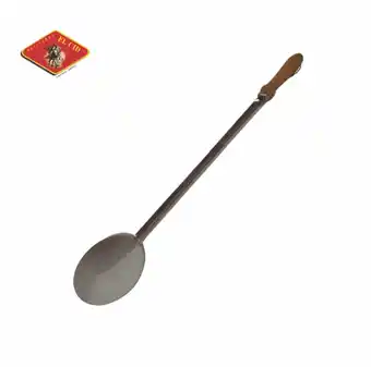 Tottus Paleta inox mango de madera 12 x 50 cm oferta