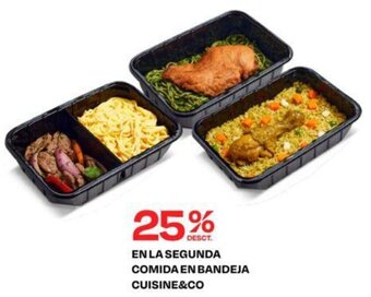 Wong EN LA SEGUNDA COMIDA EN BANDEJA CUISINE&CO oferta