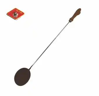 Tottus Paleta inox tubo mango de madera 80 cm oferta