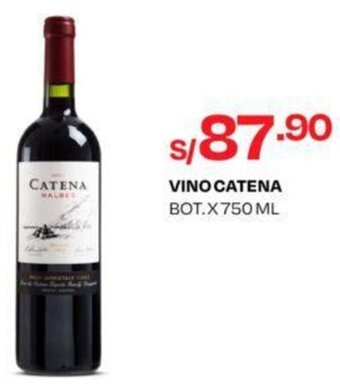 Wong VINO CATENA BOT.X 750 ML oferta