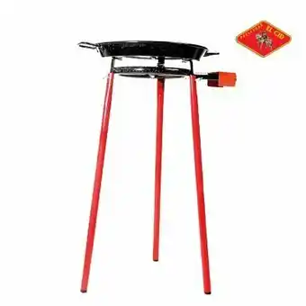 Tottus Kit paellera esmalte 40 cm m300 pataroja oferta