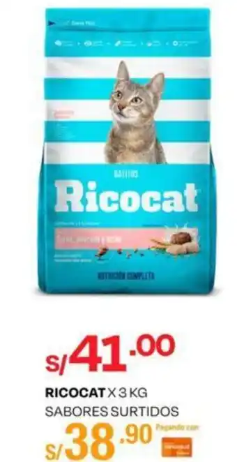 Wong RICOCATX 3KG SABORES SURTIDOS oferta