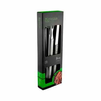 Tottus Set utensilios x3 bbq prof premium mbl oferta