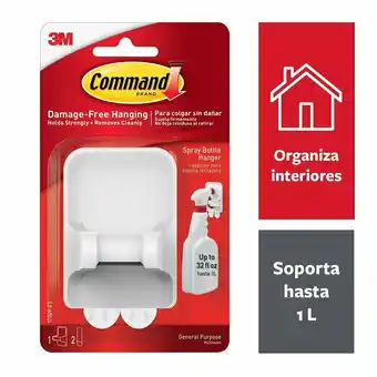 Tottus Colgador para botella command™, blanco x 1 und oferta