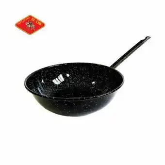Tottus Sarten honda con mango esmalte 32 cm oferta