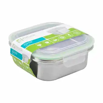 Tottus Taper cybus click cuad. ac. inox 800ml oferta