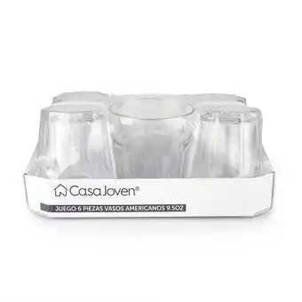 Tottus Jgo 6pz vasos americanos 9.5oz oferta
