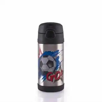 Tottus Botella de acero ninos con print gol oferta