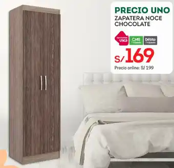Tottus PRECIO UNO ZAPATERA NOCE CHOCOLATE oferta