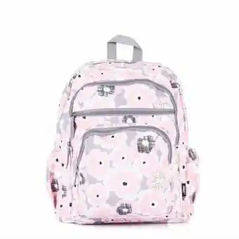 Tottus Mochila compartimentos 360 flores rosas oferta