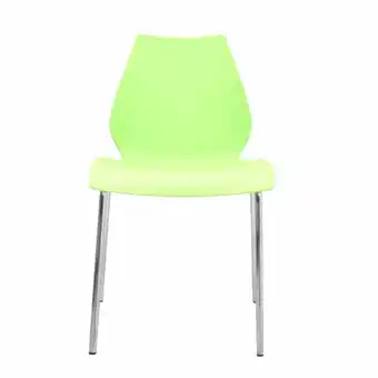 Tottus Silla fija de diseño brenda verde oferta