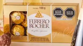 Wong ESTUCHE FERRERO ROCHER X100G +01 ESPUMANTE ACQUESI BOT.X 750 ML oferta