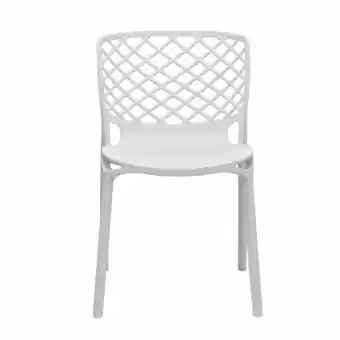 Tottus Silla fija de diseño bit blanco oferta