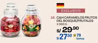 Wong C&H CARAMELOS FRUTOS DEL BOSQUE/FRUTALES X966 G oferta