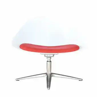 Tottus Silla giratoria de diseño otto roja oferta