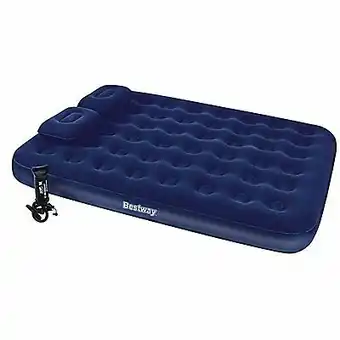 Tottus Colchón inflable queen + inflador + 2 almohadas oferta
