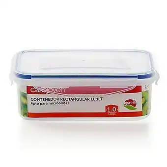 Tottus taper de plastico rectangular 1 lt oferta