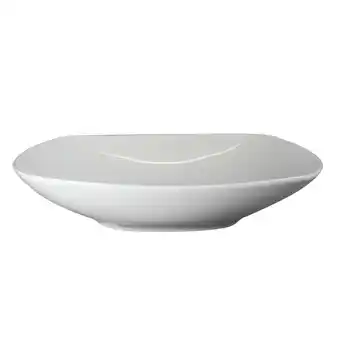 Tottus Plato sopero semicuadrado blanco 9 cm oferta