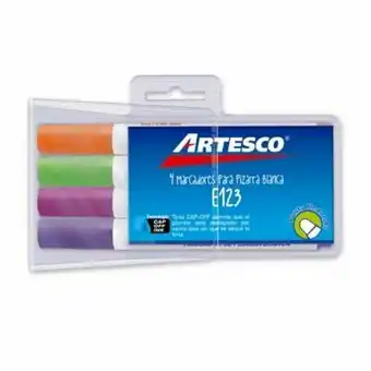 Tottus Marcador pizarra eco estx4 color juven oferta