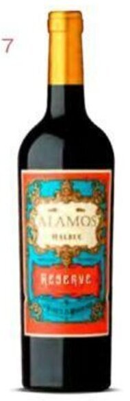 Wong VINO ALAMOS RESERVA MALBEC BOT. X 750 ML oferta