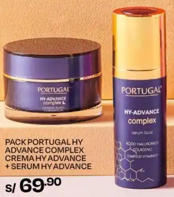 Wong PACK PORTUGAL HY ADVANCE COMPLEX CREMA HY ADVANCE + SERUM HY ADVANCE oferta