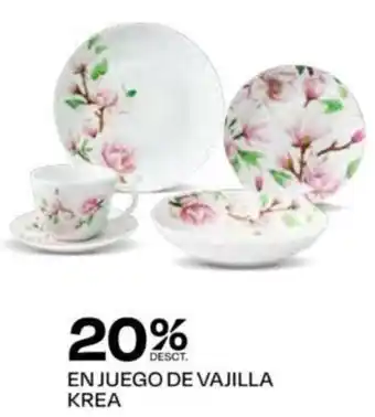 Wong EN JUEGO DE VAJILLA KREA oferta
