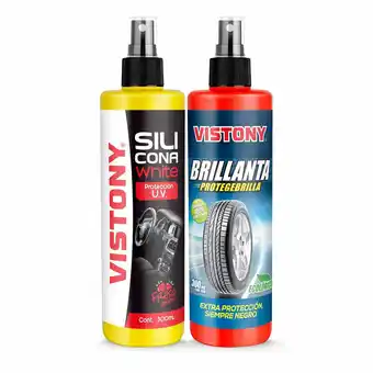 Tottus Silicona white 300ml+brillanta 300ml oferta