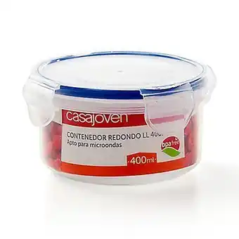 Tottus Taper de plastico redondo 400 ml oferta