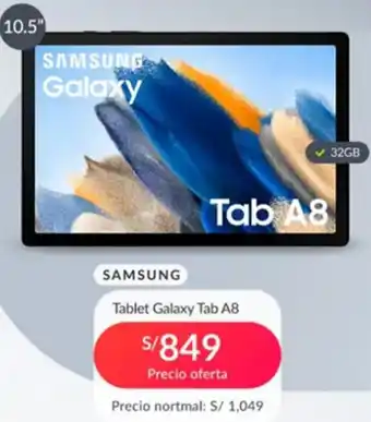 Falabella SAMSUNG Tablet Galaxy Tab A8 10,5" oferta