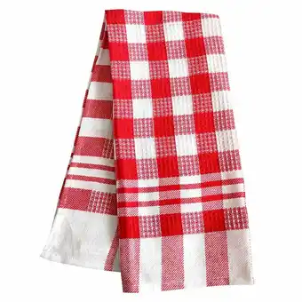 Tottus Secador waffle estampado rojo oferta