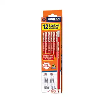 Tottus Vinifan lapiz chequeo caja x 12 oferta