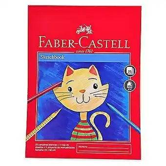 Tottus Sketch book empastado gato x25 hojas oferta
