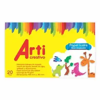 Tottus Block papel lustre 20hjs oferta