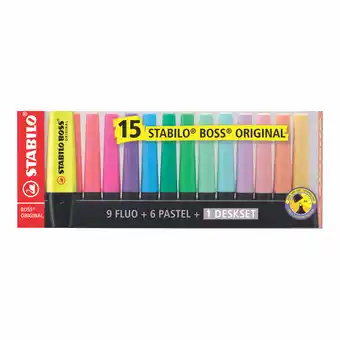 Tottus Resaltador boss deskset 15 colores oferta