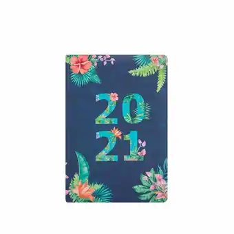 Tottus Agenda 2021 trendy hawa con lapicero celeste oferta