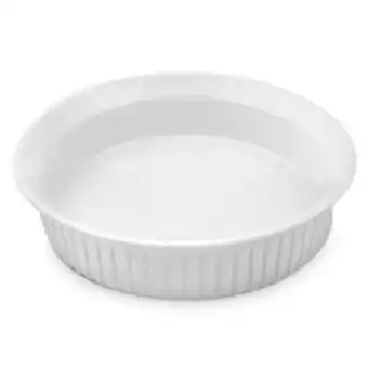 Tottus Fuente para horno blanca redonda 1.5 lt oferta