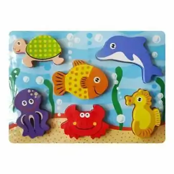 Tottus Rompecabezas oceano 6 piezas oferta