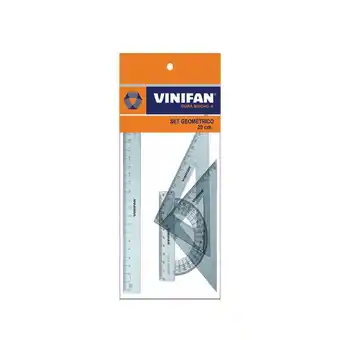 Tottus Set geometrico vinifan cristal 20cm ps bolsa - np oferta