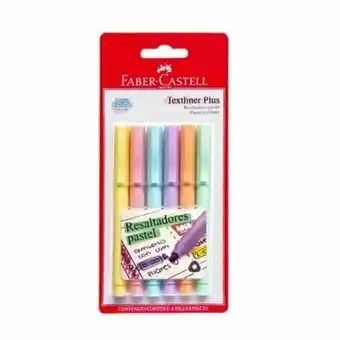 Tottus Resaltado textline plus pastel blx6 oferta