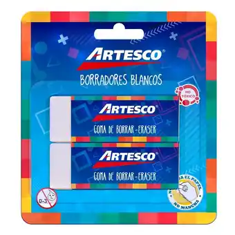 Tottus Borrador blanco x2 autoservicios oferta