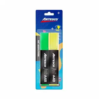 Tottus Resaltador job x2un amarillo verde oferta