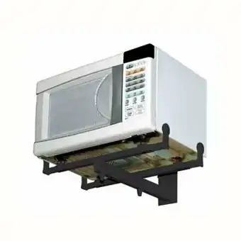 Tottus Rack para microondas maltés negro oferta