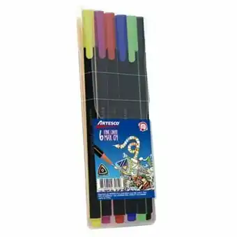 Tottus Fine liner triangular estuche x 6 oferta