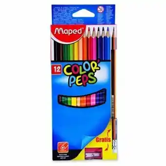 Tottus Lapices color peps x12 + 1lapiz+1tajador oferta