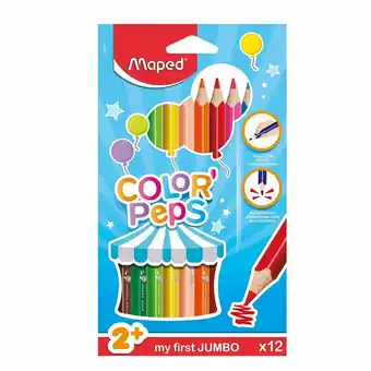 Tottus Lapices de color triangulares jumbo oferta