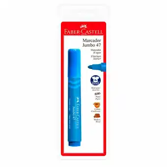 Tottus Marcador al agua azul jumbo 47 oferta