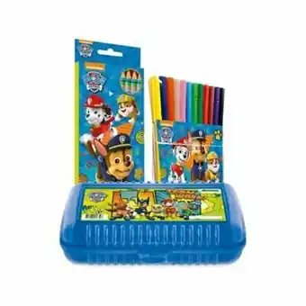 Tottus Multibox + colores 12 un + plumones paw patrol oferta