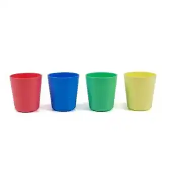 Tottus Set x4 vasos infantiles oferta