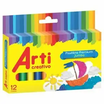 Tottus Ac plastilina jumbo premium x12 oferta