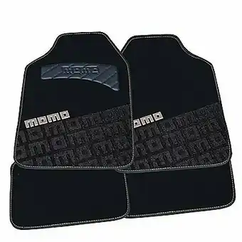 Tottus Cubre pisos momo gris 4pza oferta